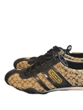 Coach sneakers Women Size 9 Remonna Brown Signature Active Shoes